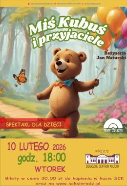 Spektakl dla dzieci:Miś Kubuś i przyjaciele